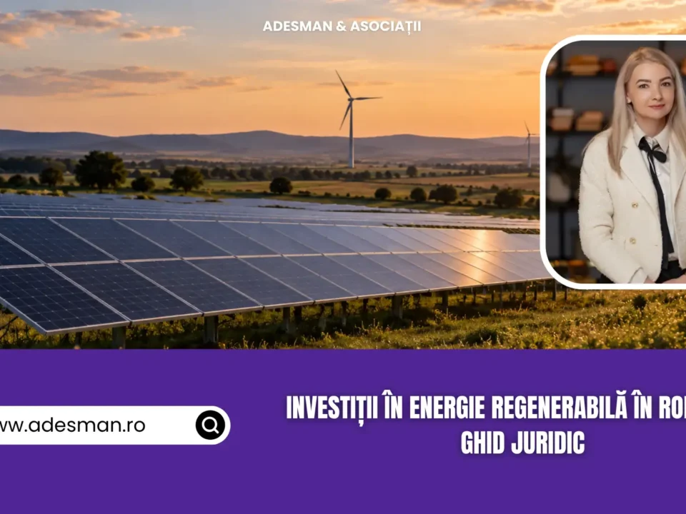 Investiții în energie regenerabilă în România: ghid juridic