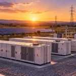 Proiect BESS în România – instalații de stocare a energiei în baterii, parc fotovoltaic și infrastructură de racordare la rețea