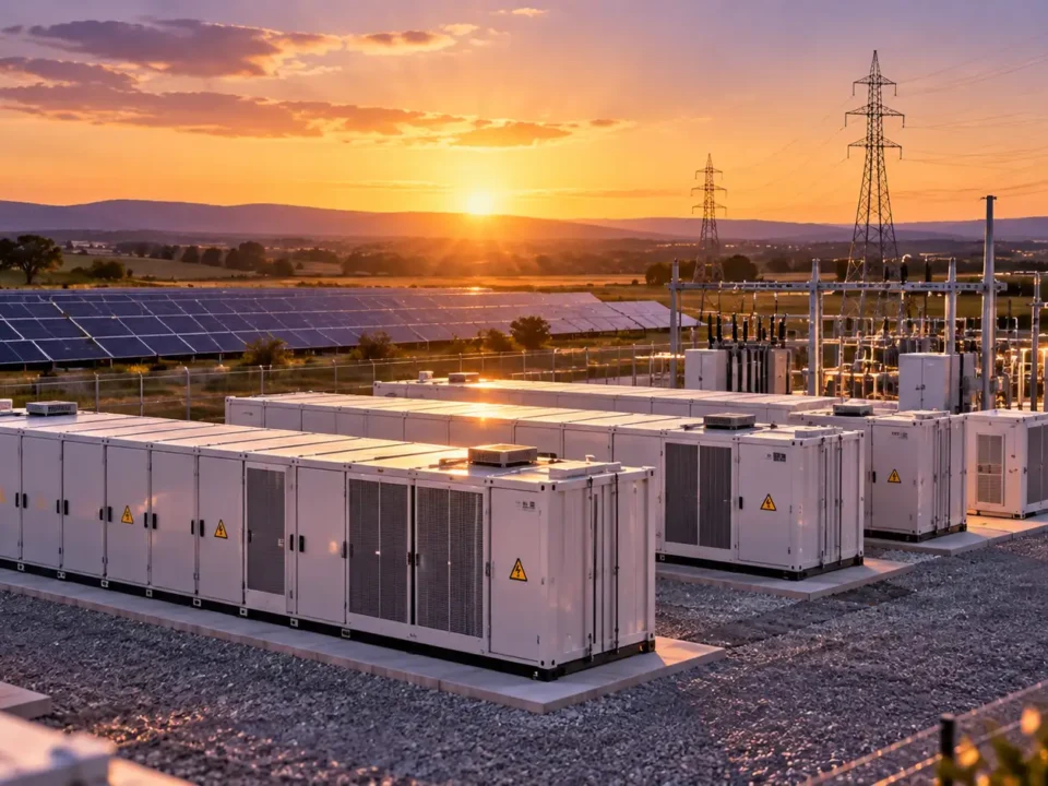 Proiect BESS în România – instalații de stocare a energiei în baterii, parc fotovoltaic și infrastructură de racordare la rețea